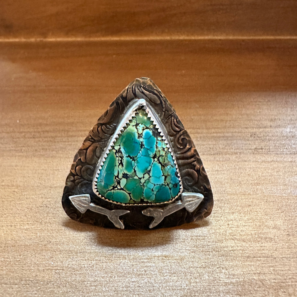 Turquoise Arrows Ring - Weathered Soul