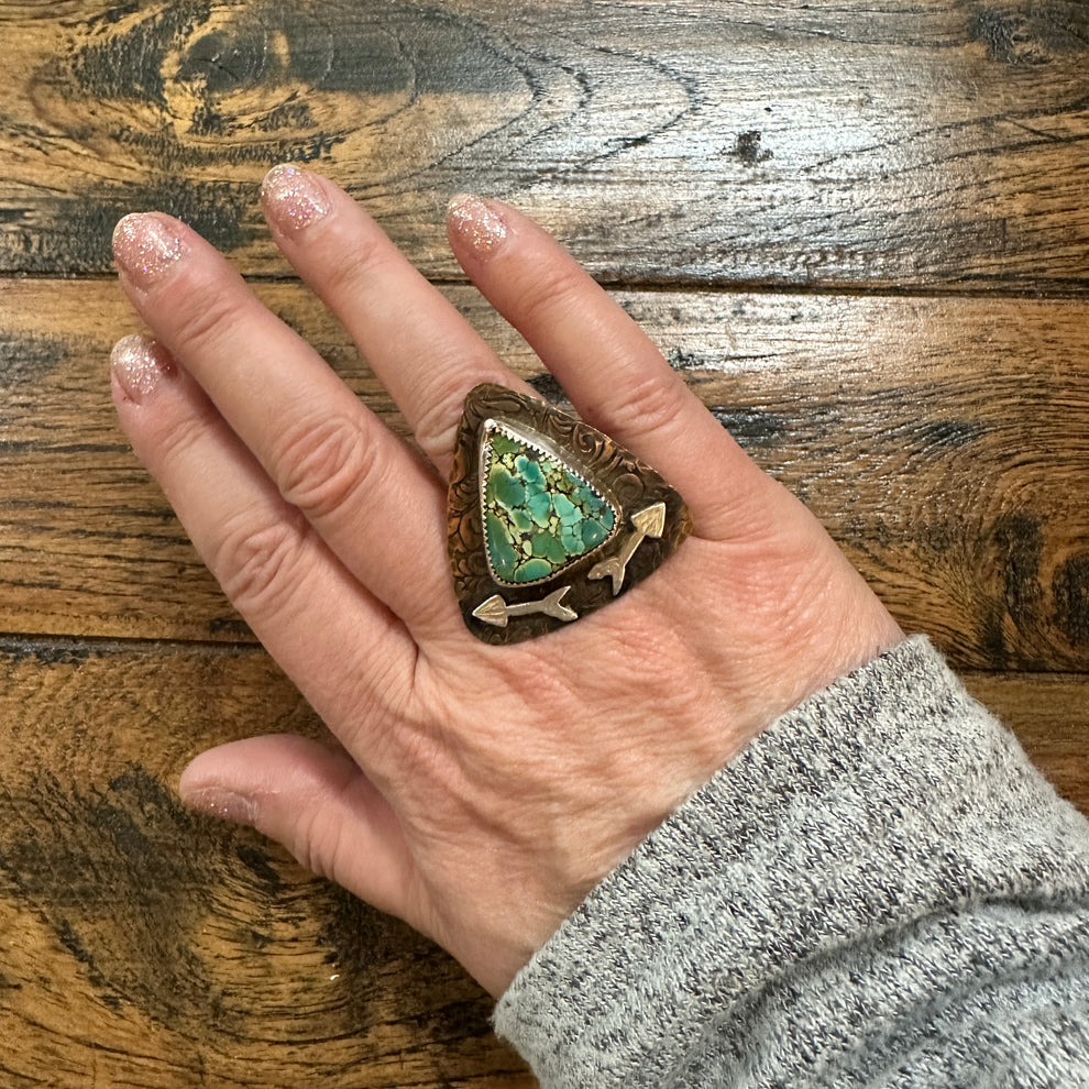 Turquoise Arrows Ring - Weathered Soul