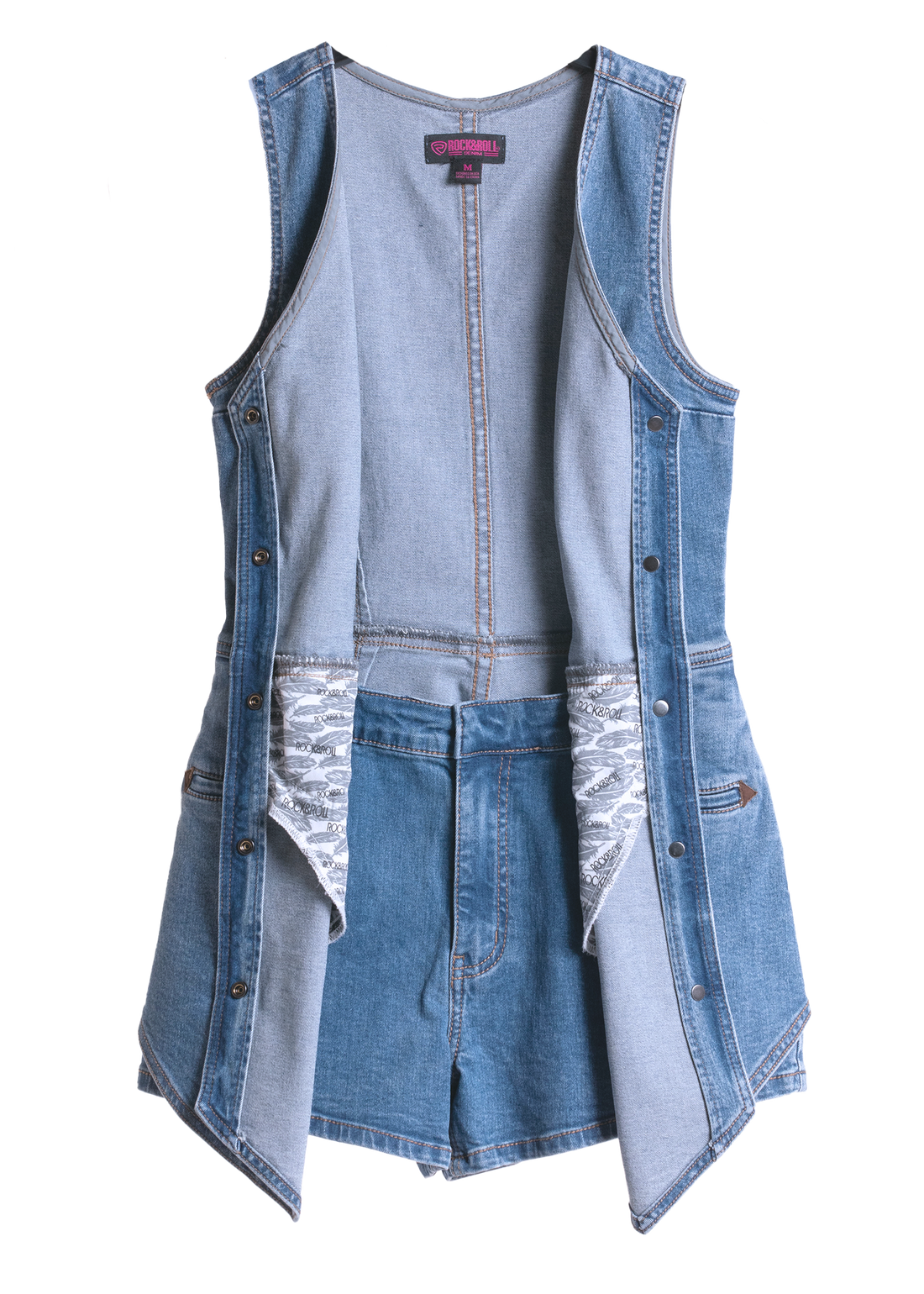 Vest Denim Romper